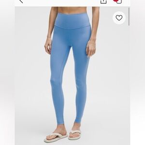 lululemon athletica Align High Rise 28” Blue Leggings